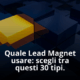 lead magnet esempi